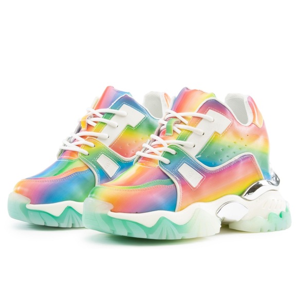 Anthony Wang Multi Sneaker Wedge - Picture 2 of 6